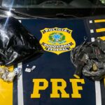 Após fuga, PRF detém motorista com revólver, maconha e rebites em Floresta