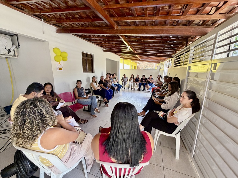 CRAS de Mata Redonda promove ação do Setembro Amarelo focada na saúde mental dos servidores