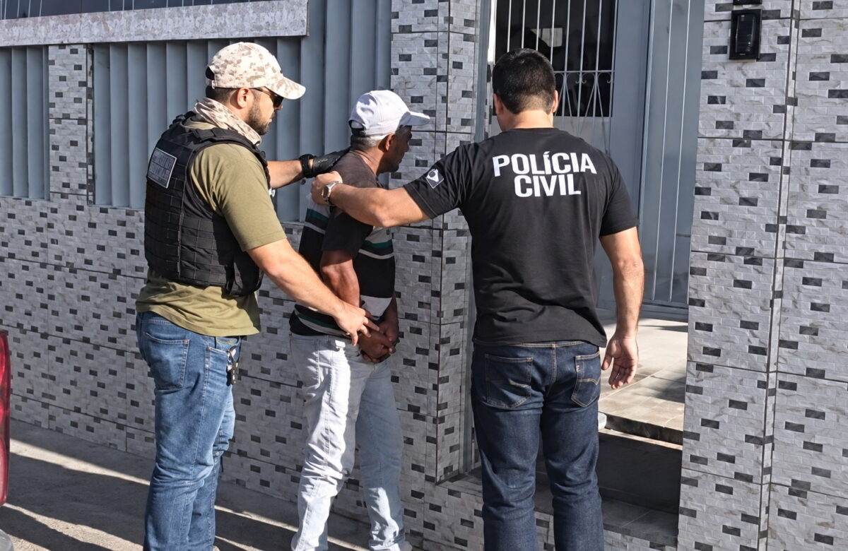 EM PEDRAS DE FOGO: Polícia Civil prende condenado a 12 anos por estupro de vulnerável contra a própria filha