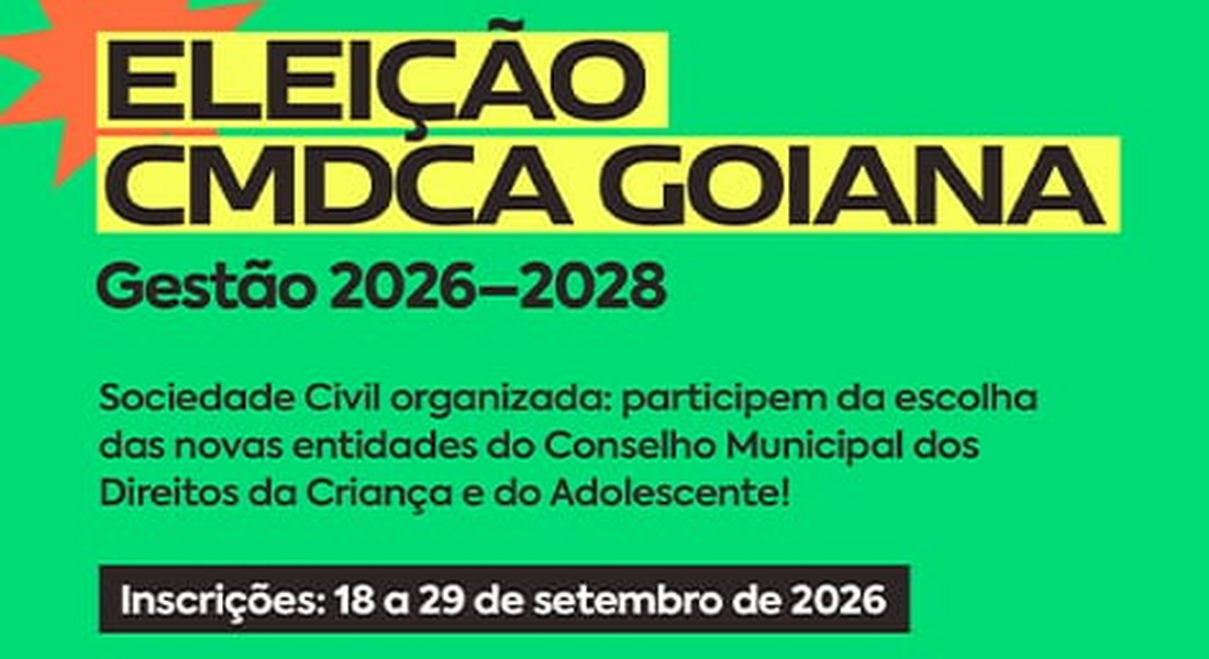 Goiana abre processo eleitoral para escolha de representantes da sociedade civil no CMDCA