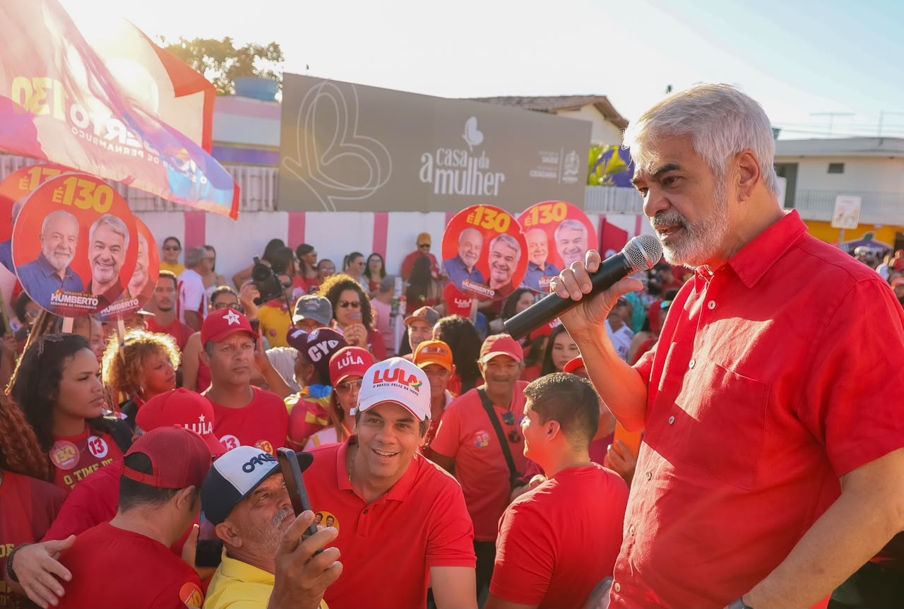 Humberto celebra o “Dia 13 com Lula” em atos no Recife e no interior