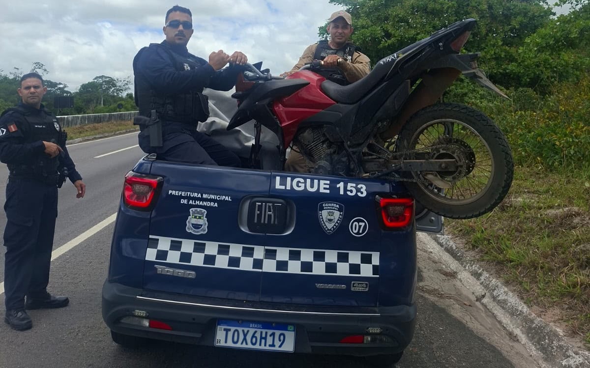 Integração entre Guarda Municipal e PM recupera 3 motos e prende 2 suspeitos em 48h na PB-034