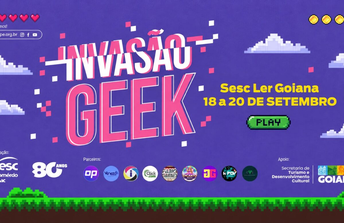 Invasão Geek começa nesta sexta-feira com programação voltada às escolas públicas de Goiana