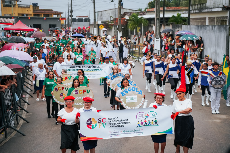 Mata Redonda abre Desfile Cívico 2026 com homenagem à história da educação de Alhandra