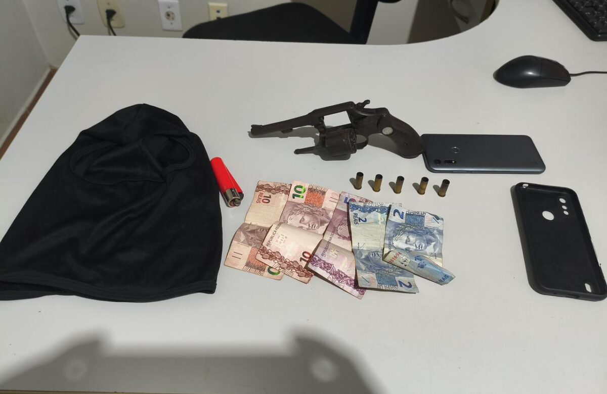Polícia apreende arma de fogo após intervenção policial durante ocorrência em Pedras de Fogo