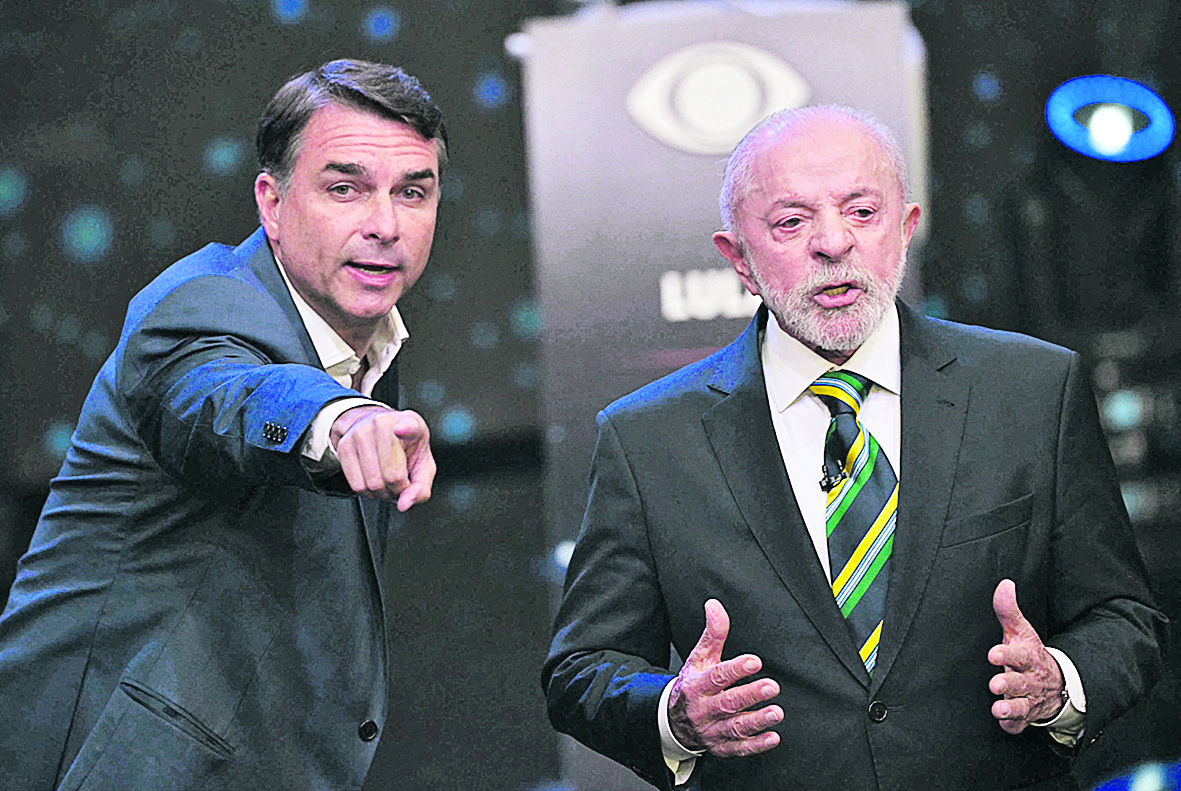Flávio x Lula: troca de acusações entre candidatos marca primeiro debate do 2º turno