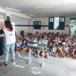 Goiana realiza ação educativa pelo Dia Nacional da Escovação em escola municipal