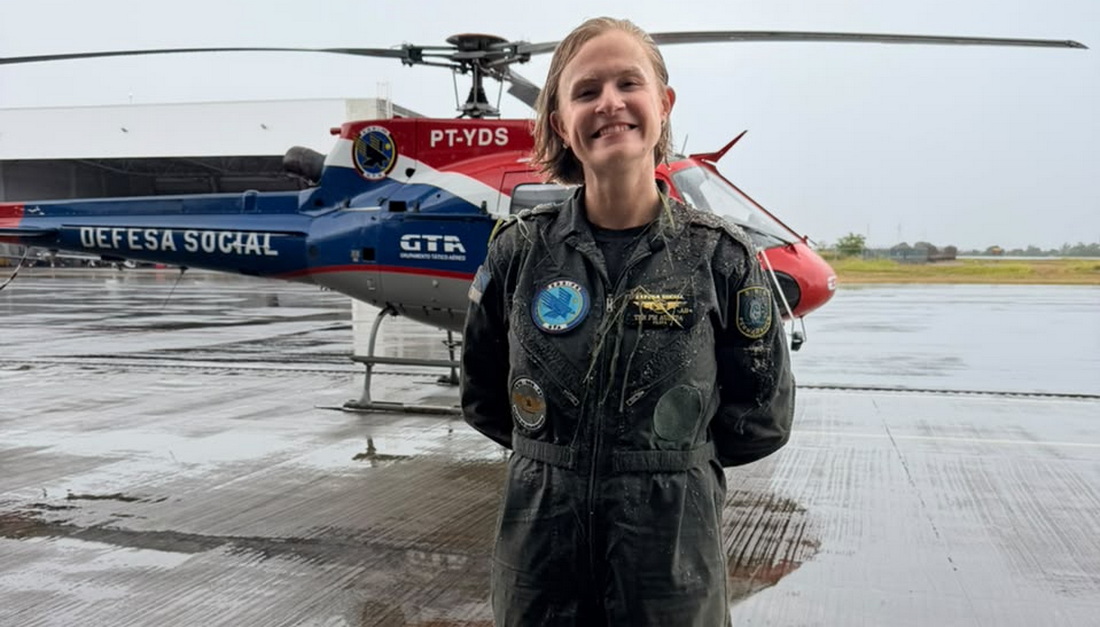 Polícia Militar de Pernambuco forma a primeira mulher piloto de helicóptero da corporação