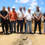 Prefeito Marcelo Rodrigues vistoria construção do novo Mercado Público de Alhandra e acompanha andamento das obras