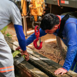 Prefeitura de Alhandra inicia instalação elétrica de novo sistema de abastecimento de água na comunidade da Mangueira