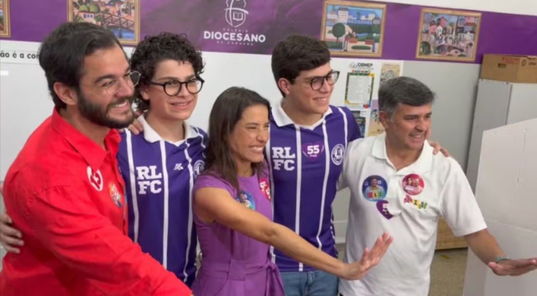 Raquel Lyra vota em Caruaru e declara: “Fiz tudo que estava ao meu alcance”