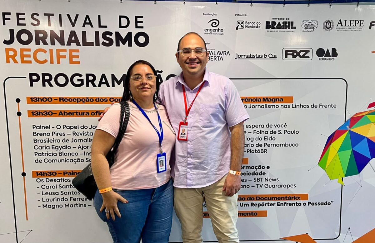 Tiago & Annabel participam do Festival de Jornalismo Recife