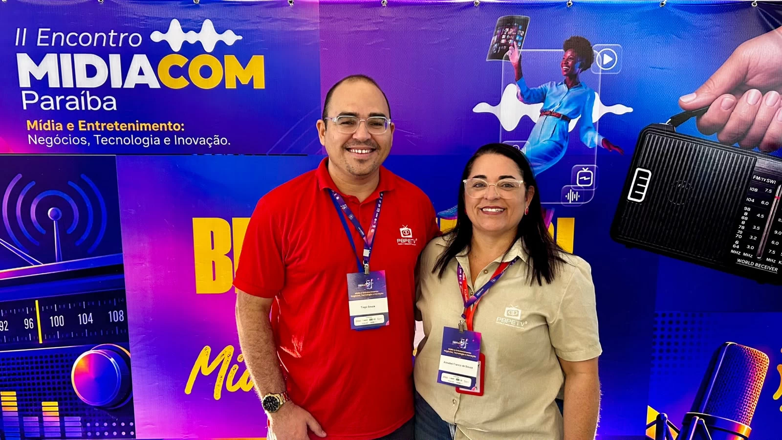 Tiago & Annabel participam do MídiaCom, Maior Evento de Comunicação da Paraíba